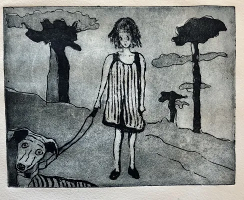 La promenade du chien