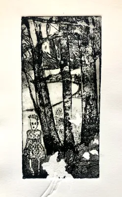 La petite fille au bois